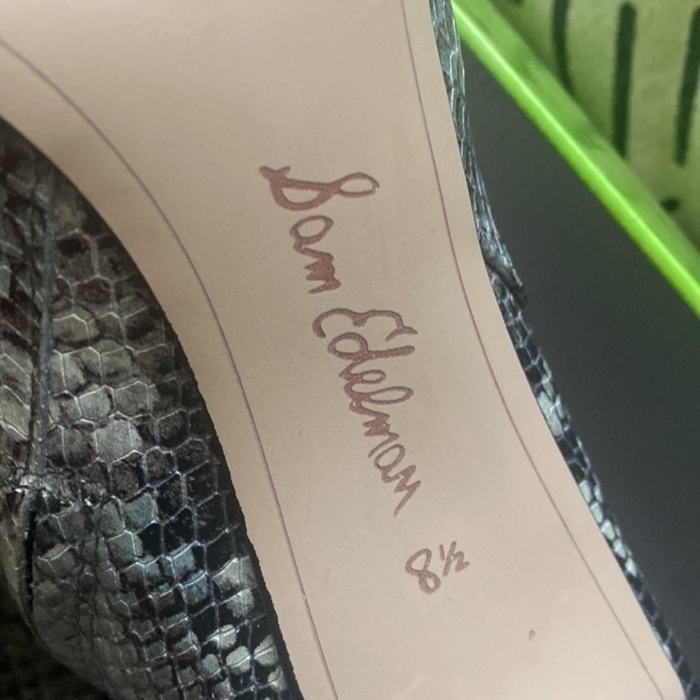 Sam Edelman Raelle Snakeskin Bootie - Picture 9 of 12
